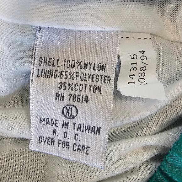 Lavon by Cheerful Corp 90s‎ NylonTrack Suit XL Cottage Resortwear Vintage - Picture 11 of 13